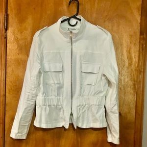 White long sleeve top